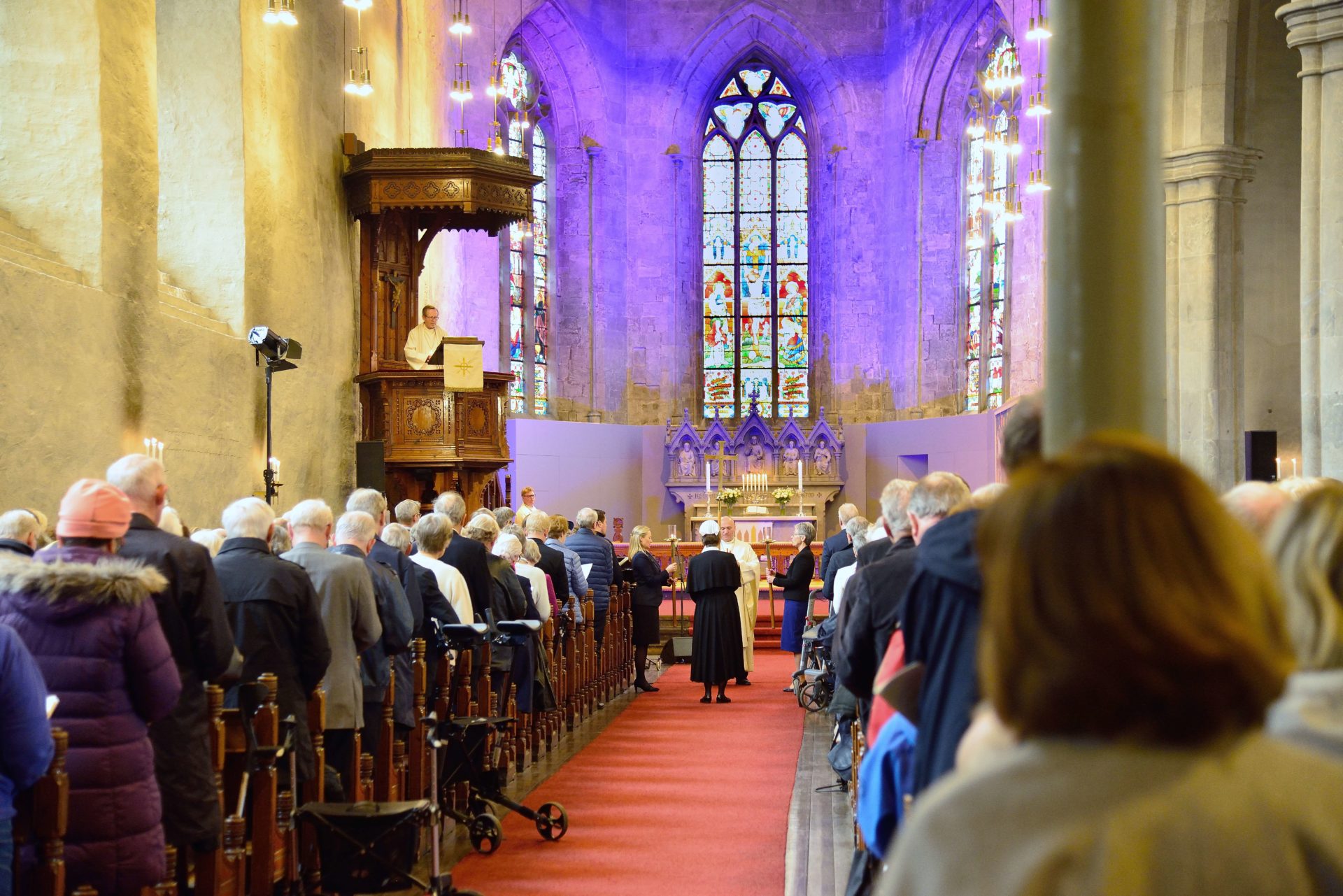 Jubileumsgudstjeneste i Bergen domkirke 1. mai 2018.