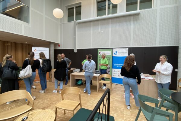 Stands, pizza og prat i Haraldsplass Helsecampus