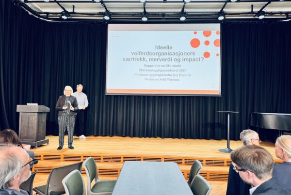 Gry Espedal presenterte forskningsfunn på fremleggingsseminaret i Oslo