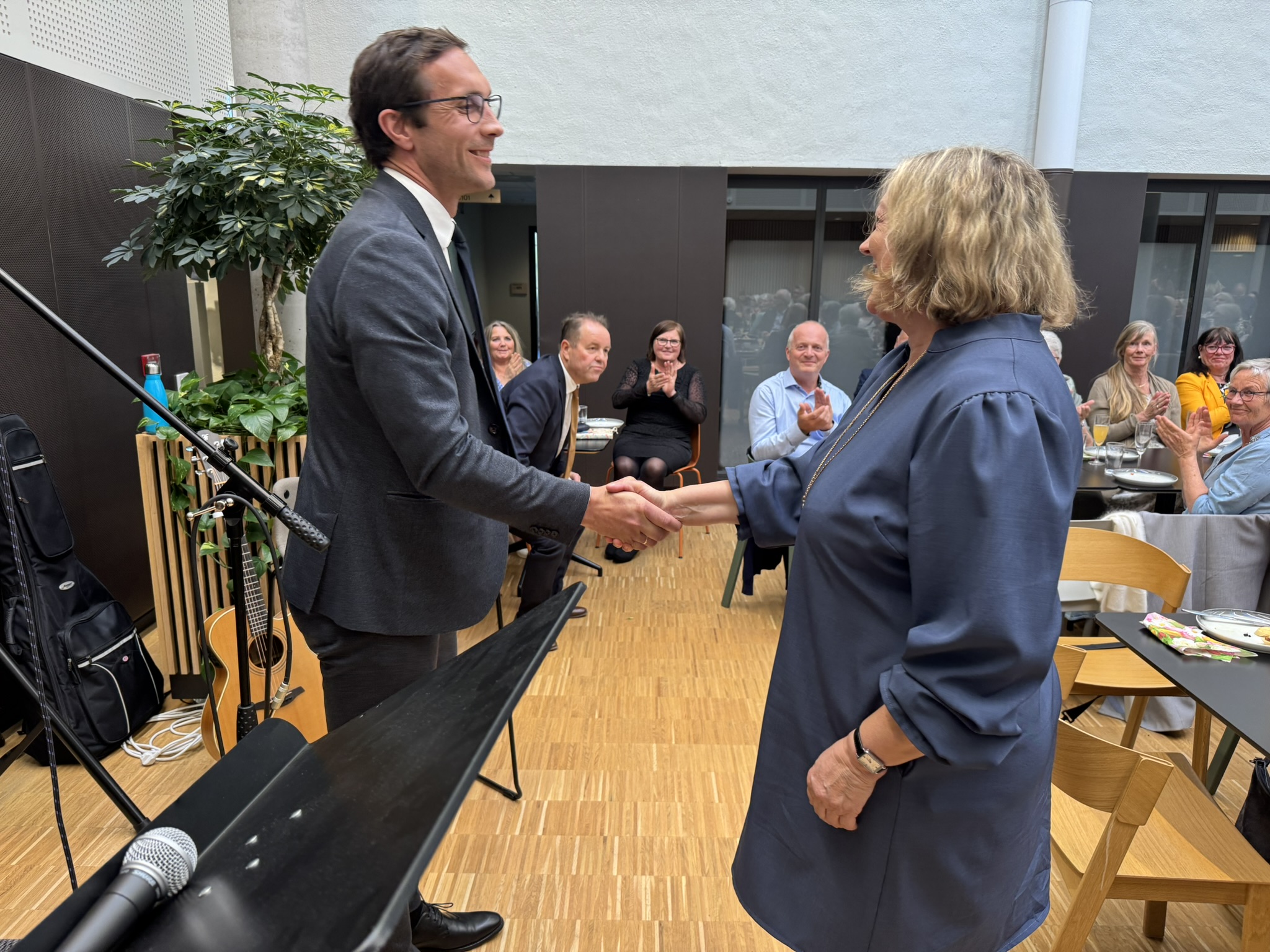 Varaordfører i Bergen, Thomas Flesland, sa at den nye forstanderinnene blir en gave til både stiftelsen og byen.