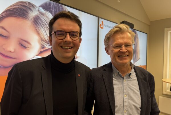 Stortingsrepresentant Benjamin Jacobsen og direktør Idar Krumsvik