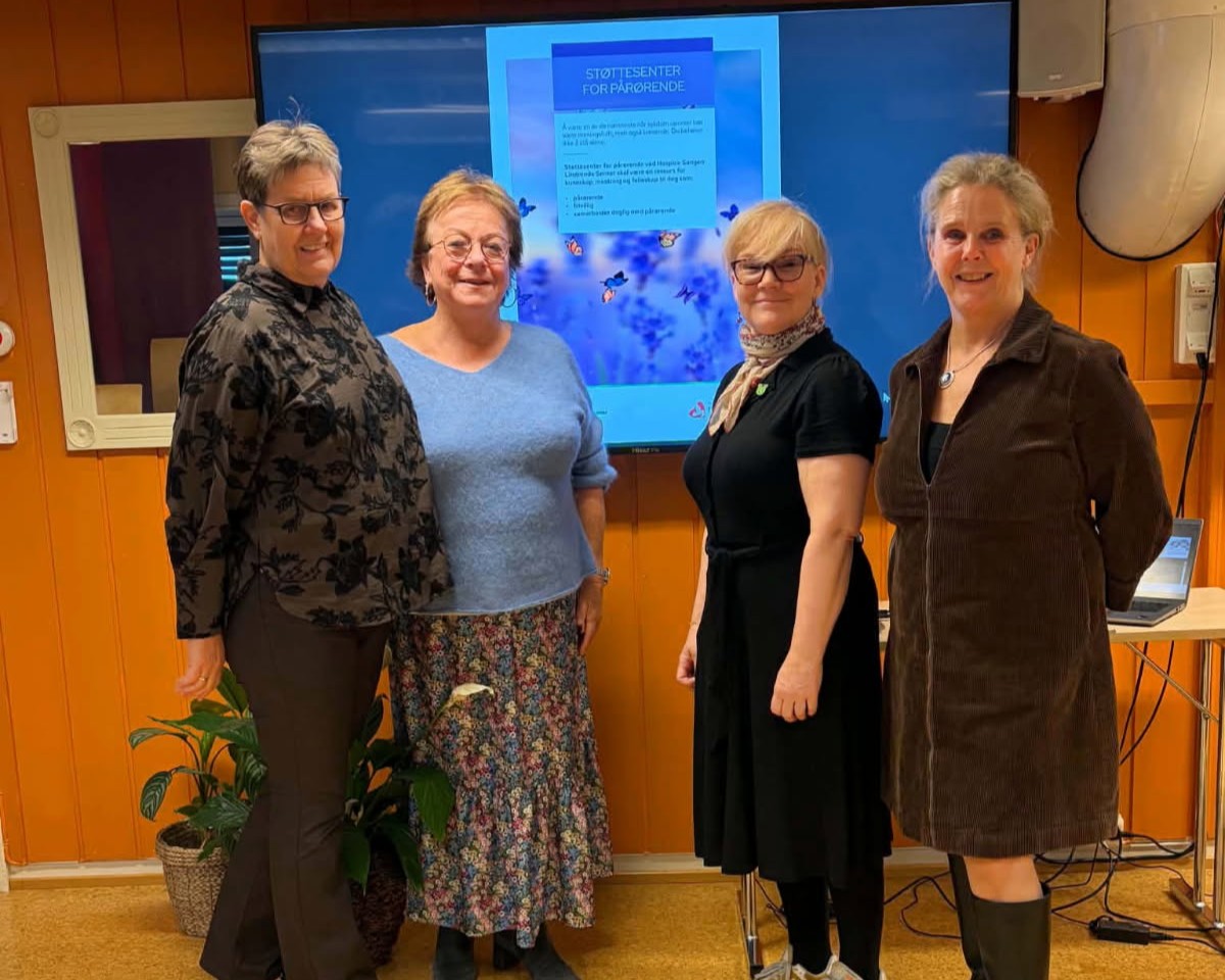 Fra venstre: Irene Røen, Reidun Hov, Åse Serholt Jensen og Bente Sydtangen.